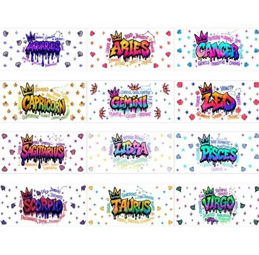 Decals (Zodiac/Word Art)