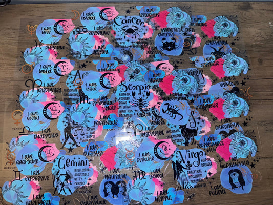 Decals (Zodiac/Affirmations)